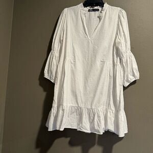 Zara Swiss Dot Dress Size Medium